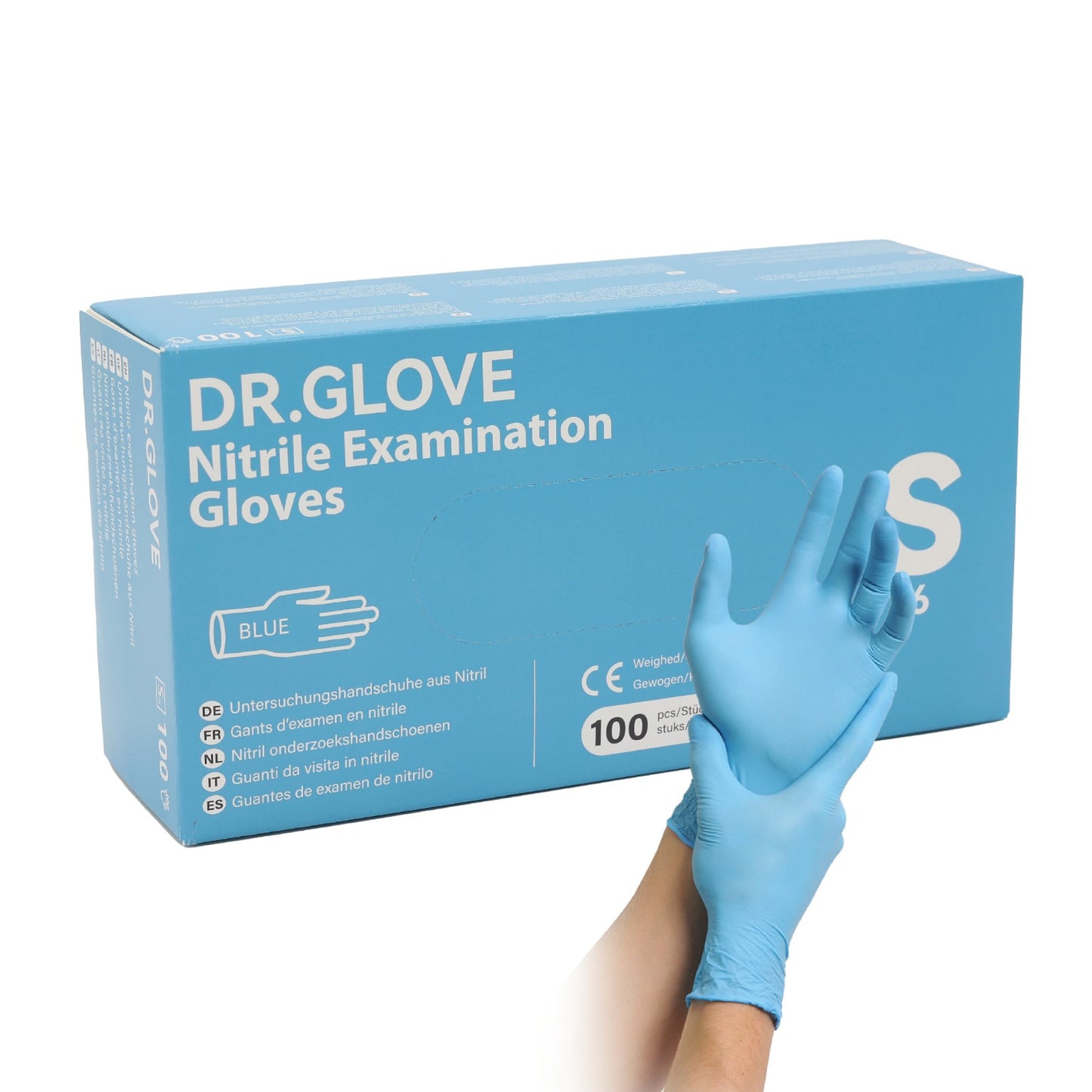 Dr Glove Nitril, blau, 100 Stück